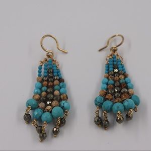 Chan Luu Beaded Chandelier Earrings